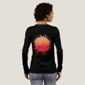 T-shirt En Tri-matière Rosegold Afterglow (Verso complet)
