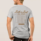 T-shirt En Tri-matière Roth N Roll (Verso)