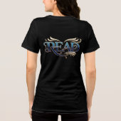 T-shirt En Tri-matière Royal Ornate Blue & Gold "READ" Masterpiece (Verso)
