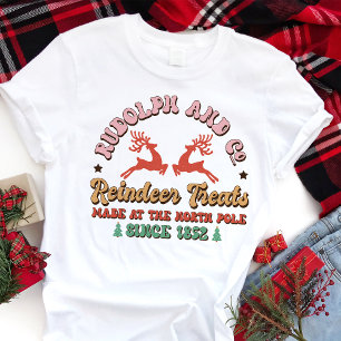 T-shirt En Tri-matière Rudolph et Cie Traitements de rennes de Noël