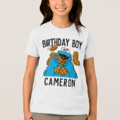 T-shirt En Tri-matière Rue Sésame | Anniversaire du Cookie Monster (Recto)