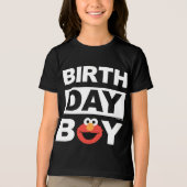 T-shirt En Tri-matière Rue Sésame | Elmo - Birthday Boy (Recto)