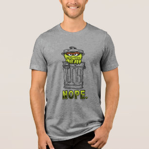 T-shirt En Tri-matière Rue Sésame Oscar le Grouch - Non.