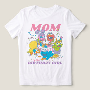 T-shirt En Tri-matière Rue Sésame Premier anniversaire de bébé - Maman