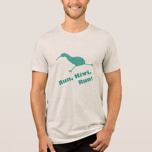 T-shirt En Tri-matière Run, Kiwi, Run! (Recto)