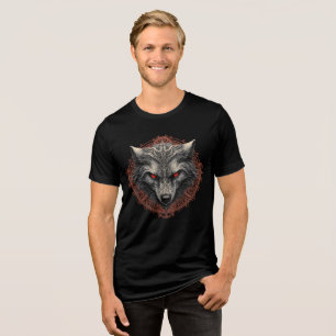 T-shirt En Tri-matière Runic Black Wolf