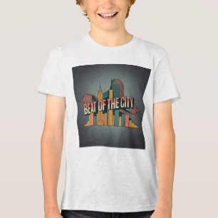 T-shirt En Tri-matière Rythme de la Jungle de Béton New York