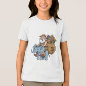 T-shirt En Tri-matière Safari Santa (Recto)