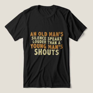 T-shirt En Tri-matière Sagesse intemporelle - Citation du silence d'un vi