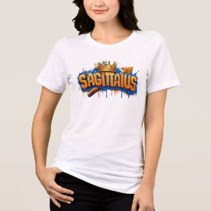 T-shirt En Tri-matière Sagittaire Aventuré Zodiac Graffiti Airbrush