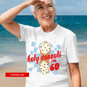 T-shirt En Tri-matière Saint Cannoli J'ai 60 ans (âge personnalisé) T-shi