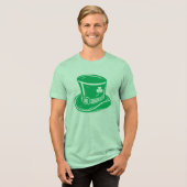T-shirt En Tri-matière Saint Patrick’s Day Leprechaun Casquette (Recto plein)