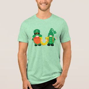 T-shirt En Tri-matière Saint Patrick's Day Lucky Gnome Duo