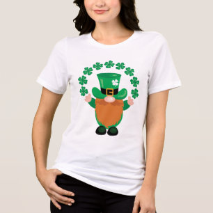 T-shirt En Tri-matière Saint Patrick's Day Lucky Leprechaun Gnome