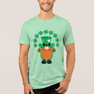 T-shirt En Tri-matière Saint Patrick's Day Lucky Leprechaun Gnome