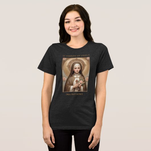 T-shirt En Tri-matière Saint-Thérèse de Lisieux (Recto plein)