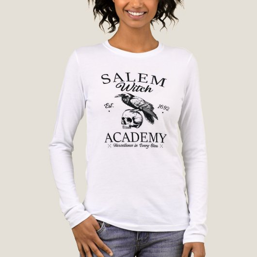T-shirt En Tri-matière Salem Witch Academy Halloween  (Recto)