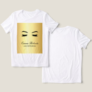 T-shirt En Tri-matière Salon de beauté Golden Lashes & Brow