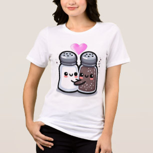 T-shirt En Tri-matière Salt sucré et poivre Love Design