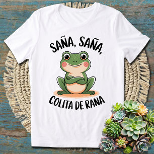 T-shirt En Tri-matière Sana Sana Colita de Rana Funny Healing Dit