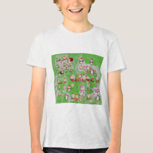T-shirt En Tri-matière Santa Magical Green New Year