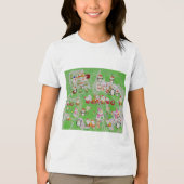 T-shirt En Tri-matière Santa Magical Green New Year (Recto)