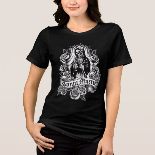 T-shirt En Tri-matière Santa Muerte (Recto)