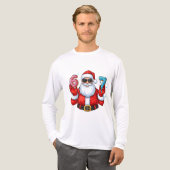 T-shirt En Tri-matière Santa’s 6 & 7 Donut Party (Recto complet)