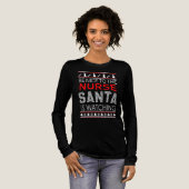 T-shirt En Tri-matière Santa's Favorite Nurse Professional Funny Christma (Recto complet)