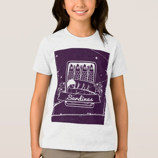 T-shirt En Tri-matière Sardines dans une boîte (Recto)