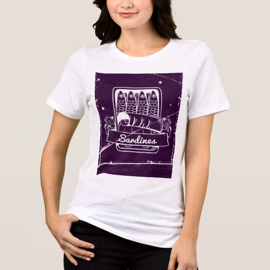 T-shirt En Tri-matière Sardines dans une boîte (Recto)