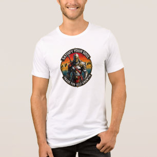 T-shirt En Tri-matière Satisfaites Votre Âme Échangez pour le Chevalier d