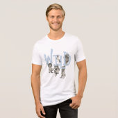 T-shirt En Tri-matière SAUVAGE | Wild Things et Max - Bleu (Recto plein)