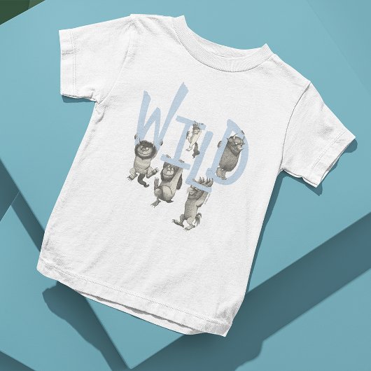 T-shirt En Tri-matière SAUVAGE | Wild Things et Max - Bleu