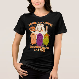 T-shirt En Tri-matière Sauver de minuscules sourires — Infirmière pédiatr