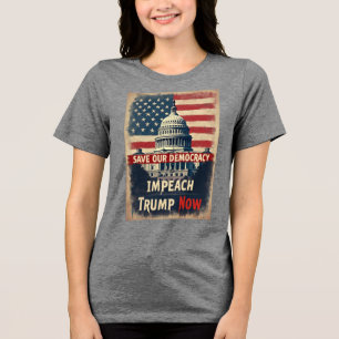 T-shirt En Tri-matière Sauver la démocratie et empêcher Trump