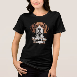 T-shirt En Tri-matière Sauvez les Beagles Amoureux des chiens