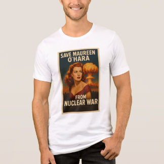 T-shirt En Tri-matière Sauvez Maureen O'hara de la guerre nucléaire