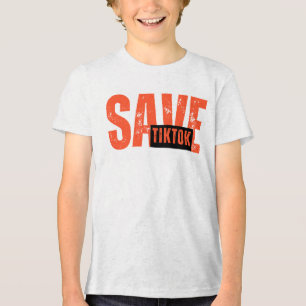 T-SHIRT EN TRI-MATIÈRE SAVE-TIKTOK TEE