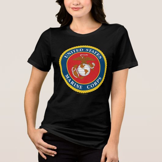 T-shirt En Tri-matière Sceau du Corps des Marines - plat (Recto)
