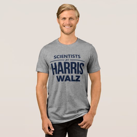 T-shirt En Tri-matière Scientifiques pour Harris Walz (Recto plein)