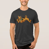 T-shirt En Tri-matière Scooby Doo Allongé (Recto)