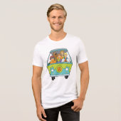 T-shirt En Tri-matière Scooby-Doo & Gang Mystery Machine (Recto plein)