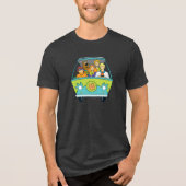 T-shirt En Tri-matière Scooby-Doo & Gang Mystery Machine (Recto)