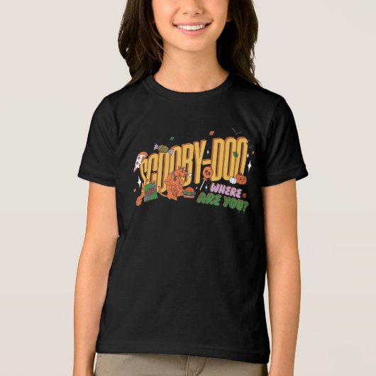 T-shirt En Tri-matière Scooby-Doo Halloween Snack Logo (Recto)