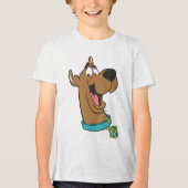T-shirt En Tri-matière Scooby-Doo Joyeux Visage (Recto)
