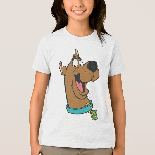 T-shirt En Tri-matière Scooby-Doo Joyeux Visage (Recto)