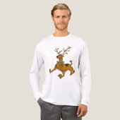 T-shirt En Tri-matière Scooby-Doo Noël Antlers (Recto complet)