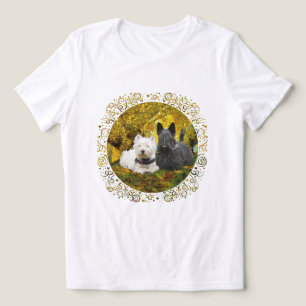 T-shirt En Tri-matière Scottish Terrier avec Westie
