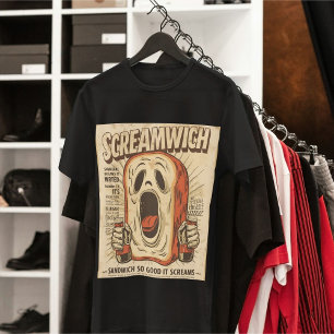 T-shirt En Tri-matière Screwich Funny Halloween Éffrayant Sandwich Pun